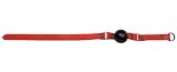 Red Leather 1" Strap with 2" Black Ball Gag