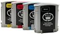 Compatible HP C4844ae C4836ae C4837ae C4838ae (11) Black & Colour Printer Ink Cartridge 4 Pack For Use With: HP Designjet 10nr plus, HP Designjet 100 Plus, HP Designjet 500 Plus, HP Designjet 500ps Plus 100 70 110/Plus; CP1700/d/ps; Officejet 9100 9110 9120 9130; Business Inkjet 2200 2300 1100 2600 1000 1200 2800 1100d 1100dtn 1200d 1200dn 1200dtn 1200dtwn 2200se 2200xi 2230 2230dtn 2250 2250tn 2280 2280tn 2300dtn 2300n 2600dn 2800dt/dtn; Officejet Pro K850/dn K850 K850dn; Deskjet 2250 2200C