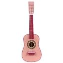 Childrens Wooden Pink Guitar