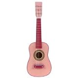 Toys : Childrens Wooden Pink Guitar