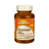 Chromium Picolinate 400 Mg Dietary Supplement Tablets By Sundown - 50 ea