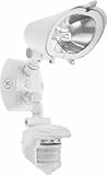 RAB STL360Q1W Super Stealth sensor with single 150w Q1 Swoop Quartz Floods , White