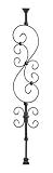 Baluster Standard Scroll Oilrubbed Copper 21DgxLfYNcL. SL160 Baluster Standard Scroll Oilrubbed Copper