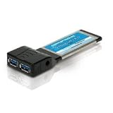 CONCEPTRONIC USB 3.0 PC EXPRESS 2 PORT Notebook Karte bis 4,8Gbs integrierter DC Anschluss fuer optionale Stromversorgung