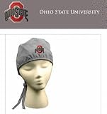 Ohio State Buckeyes Scrub Style Cap from GelScrubs (with Athletic Logo)