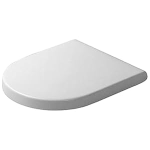 Duravit 0063810000 Starck 3 Toilet Seat and Cover, White Finish by Duravit