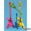 42 Inflatable V Guitars (set of 6) by 