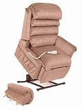 Luxury Lift Chair - Burgundy (LEVANTE VINYL)