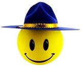 Smiley State Trooper Antenna Ball Topper