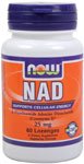 NAD by NOW Foods - Vitamins (25 mg - 60 Lozenges)