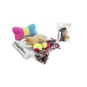 6 Piece Bumper Pack Dog Toys