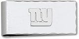 New York Giants 1/2" Sterling Silver "ny" on Nickel Plated Money Clip