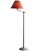 Simple Lines One Light Floor Lamp with Swing Arm Finish: Dark Smoke