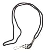 Industrial Grade 1ZBY8 Neck Lanyard, Nylon, Black, Length 19 In