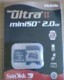Sandisk Ultra 2 mini SD card 2gb. in retail packaging