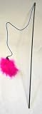 VO TOYS/VIP SWAMY POLE TOY W BARABOU FEATHER