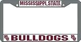 Mississippi State Bulldogs Chrome License Plate Frame