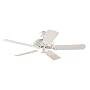 Hunter 23566 Sea Air 52-Inch Outdoor White Ceiling Fan with 5 White Plastic Blades