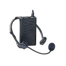  Wireless Headset Microphone, 200 Range , Black