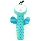 Alimrose Designs Baby Toy Hand Squeeker-Teal Blue Bumble Bee