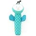 Alimrose Conçoit le Bébé Toy Hand Squeeker Teal le Bourdon Bleu