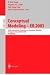 Book Conceptual Modeling -- ER 2003: 22nd International Conference on Conceptual Modeling, Chicago, IL, USA, October 13-16, 2003, Proceedings (Lecture Note