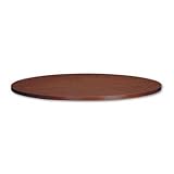 basyx RB48TN - Round Conference Table Top, 48 Diameter, Mahogany