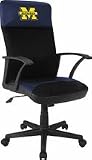 Michigan Wolverines TeamSeat Mesh / Vinyl Office Chair