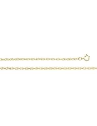 20 Inch 14K White Gold Lasered Titan Gold Rope Chain