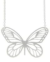 Tashi-Sterling .925 Silver Butterfly Pendant Necklace