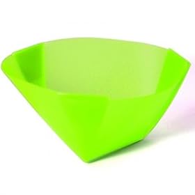 Orikaso Fold Flat 16.4-Ounce Bowl, 485-ml, Green by Orikaso