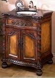 Aspen Marble Top Bathroom Vanity W/ Sink Faucet