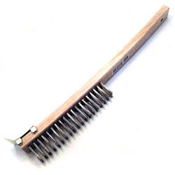 14 x 12 Grill Brush w Scraper (13-0851) by Johnson-Rose Corporation