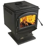 Napoleon 1400 Deluxe Medium Steel EPA Wood Burning Stove - 1400
