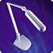 KV idea@WORK Soar Series Flyte Technical Desk Lamps with Double Arm, in Platinum