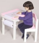 Childrens Toyshop  Toys : Pink Art Table & Chair Set