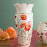Lenox 782794 Poppies on Pink Medium Vase