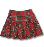 Mulberribush Plaid Ruffle Skirt