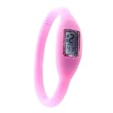 RADZ Mens 'drift' 18cm Silicone PINK Water Resistant Digital Sports Watch
