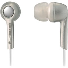 Panasonic RP-HJE240-S1 Noise Isolation In-Ear Earphones (Silver)