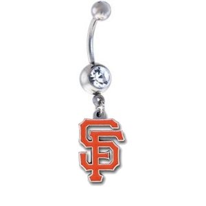 San Francisco Giants MLB Sexy Belly Navel Ring