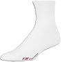 For Bare Feet 2-Pack Quarter Basketball Sock - Men ( sz. M, White )