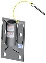 3M (IN-2107) Mural Wall Mount Adapter Base IN-2107, Zinc Plated [You are purchasing the Min order quantity which is 1 Each]