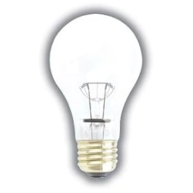 75 WATTS LONG LIFE LIGHT BULB A19 CLEAR 20,000 HOURS 120 VOLTS KRYPTON INCANDESCENT BULB