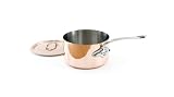 Mauviel M'Heritage M150S 6110.15 Copper 1.2-Quart Saucepan with Lid, Cast Stainless Steel Handles. Mauviel M'Heritage M150S 6110.15 Copper 1.2-Quart Saucepan with Lid, Cast Stainless Steel Handles.