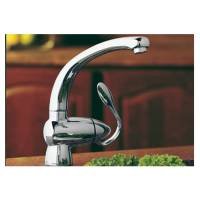 Elkay Allure Collection LK6140CR Single Lever Pull-Out Faucet with 9-1/8 Reach: Chrome