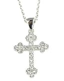 CZ Cross Pendant