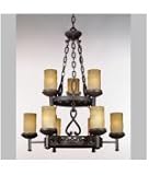 Quoizel LP5009IB La Parra 9 Light Two Tier Chandelier in Imperial Bronze with Candella Scavo glass 21DlqGgooeL. SL160 Quoizel LP5009IB La Parra 9 Light Two Tier Chandelier in Imperial Bronze with Candella Scavo glass