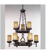 Quoizel LP5009IB La Parra 9 Light Two Tier Chandelier in Imperial Bronze with Candella Scavo glass 21DlqGgooeL Quoizel LP5009IB La Parra 9 Light Two Tier Chandelier in Imperial Bronze with Candella Scavo glass