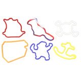 21DmDuqlwyL 24 Pack Pirate Silly Shaped Rubber Bands by BandzMania